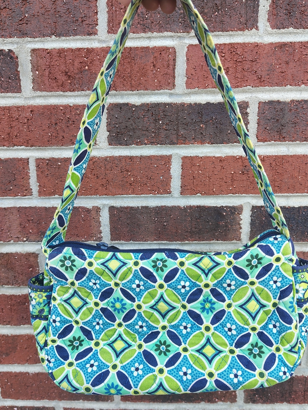 Vera Bradley Daisy Daisy Maggie Quilted Shoulder Bag Retired Print